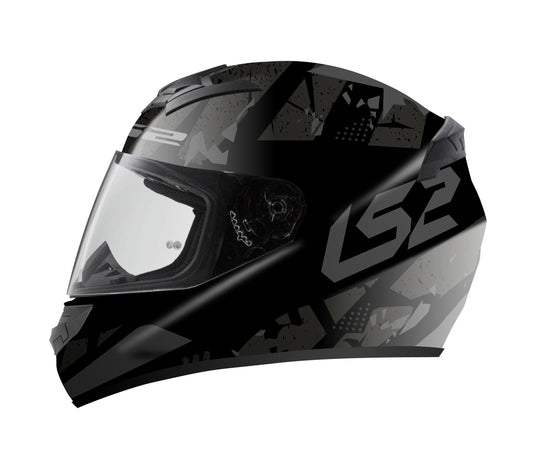 LS2 FF 352 Palimnesis Matt Black Grey Helmet