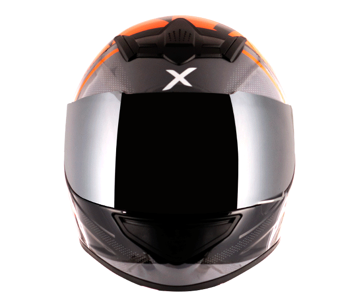 AXOR Rage RR3 Black Orange Helmet, Full Face Helmets, AXOR, Moto Central