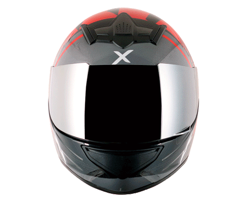 AXOR Rage RR3 Black Red Helmet, Full Face Helmets, AXOR, Moto Central