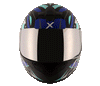 AXOR RAGE Trogon Black Blue Helmet, Full Face Helmets, AXOR, Moto Central