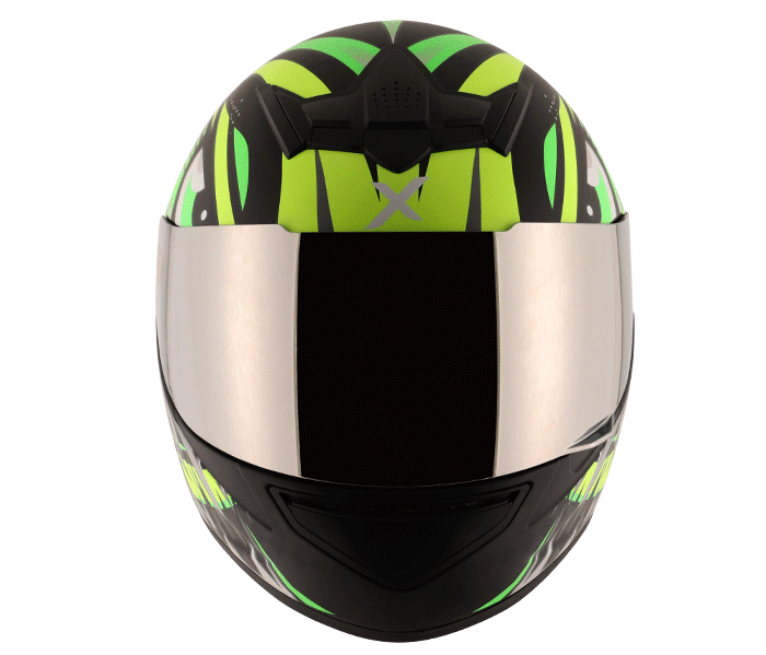 AXOR RAGE Trogon Black Neon Yellow Helmet, Full Face Helmets, AXOR, Moto Central