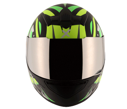 AXOR RAGE Trogon Black Neon Yellow Helmet