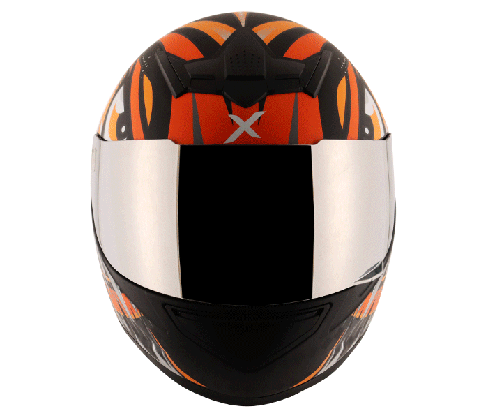 AXOR RAGE Trogon Black Orange Helmet, Full Face Helmets, AXOR, Moto Central