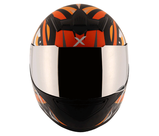 AXOR RAGE Trogon Black Orange Helmet