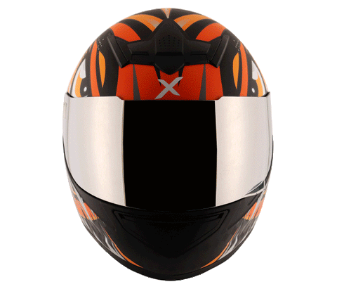 AXOR RAGE Trogon Black Orange Helmet, Full Face Helmets, AXOR, Moto Central