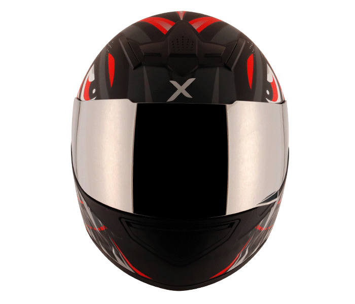 AXOR RAGE Trogon Black Red Helmet, Full Face Helmets, AXOR, Moto Central
