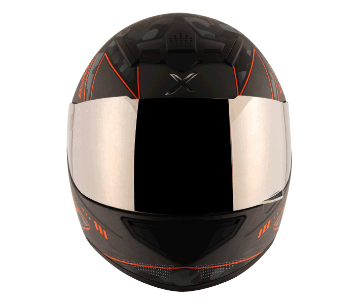 AXOR RAGE WAR Athena Grey Orange Helmet, Full Face Helmets, AXOR, Moto Central
