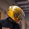 Tiivra Razz Tazz Gold Helmet