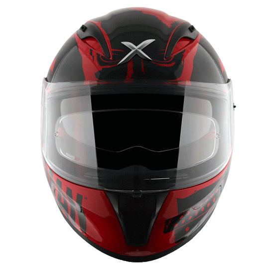 AXOR Street DC Batman Gloss Red Black Helmet