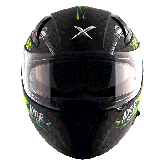 AXOR Apex Ride Fast Matt Black Neon Yellow Helmet