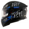 AXOR Apex Ride Fast Matt Black Blue Helmet