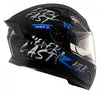 AXOR Apex Ride Fast Matt Black Blue Helmet