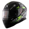 AXOR Apex Ride Fast Gloss Black Neon Yellow Helmet