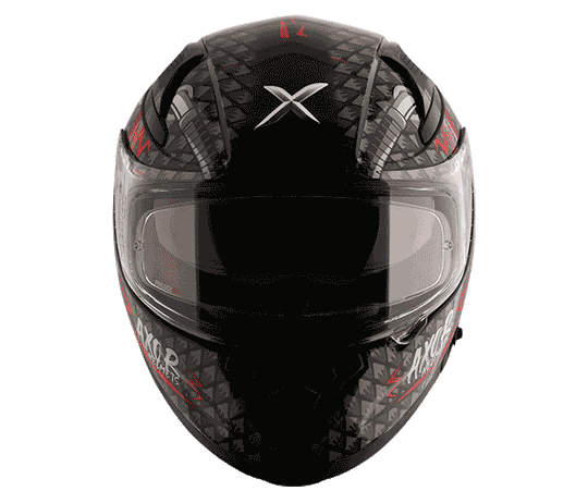 AXOR Apex Ride Fast Gloss Black Red Helmet