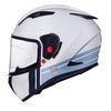 Royal Enfield Limited 120 Edition Racing V Twins Full Face Helmet (Off White)