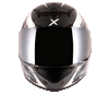 AXOR Rage Rusty Athena Grey Silver Helmet, Full Face Helmets, AXOR, Moto Central