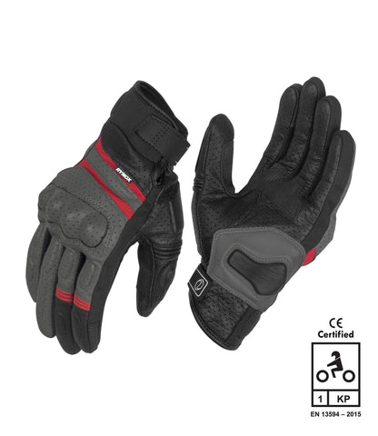 Rynox AIR GT Gloves (Grey Red)