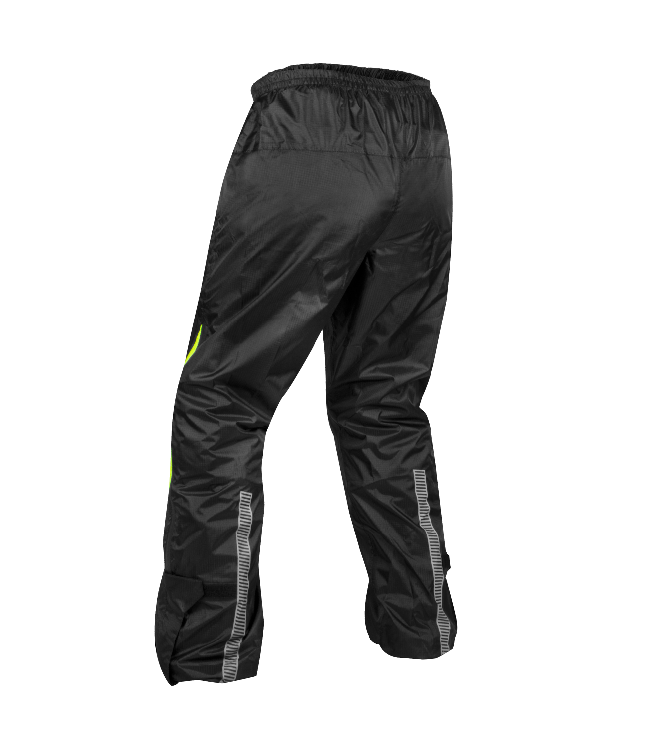 Rynox H2GO Pro Rain Pants Black Hi Viz Green Moto Central