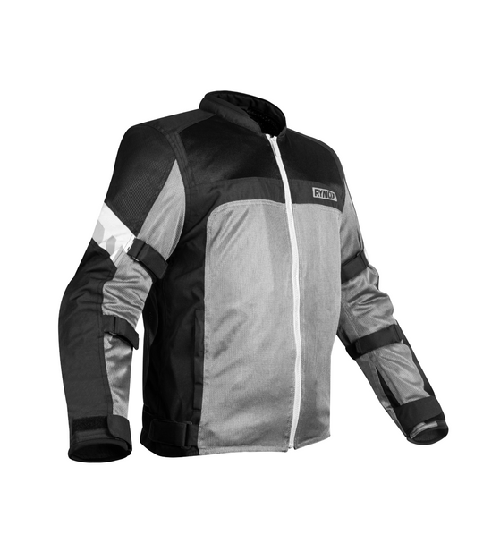 Rynox Helium GT2 Riding Jacket (Black White Grey)