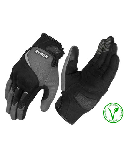 Rynox Helium GT Gloves Black Grey Moto Central