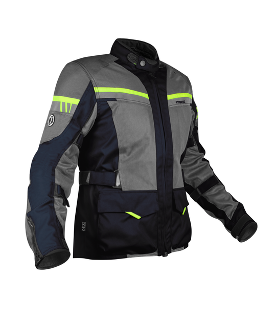 Rynox Stealth Air Pro Riding Jacket (Navy Blue)