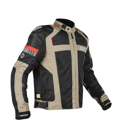 Rynox Storm Evo Riding Jacket (Sand Brown Black)