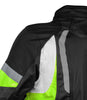 Rynox Tornado Pro 4 Riding Jacket Black Hi Viz Green