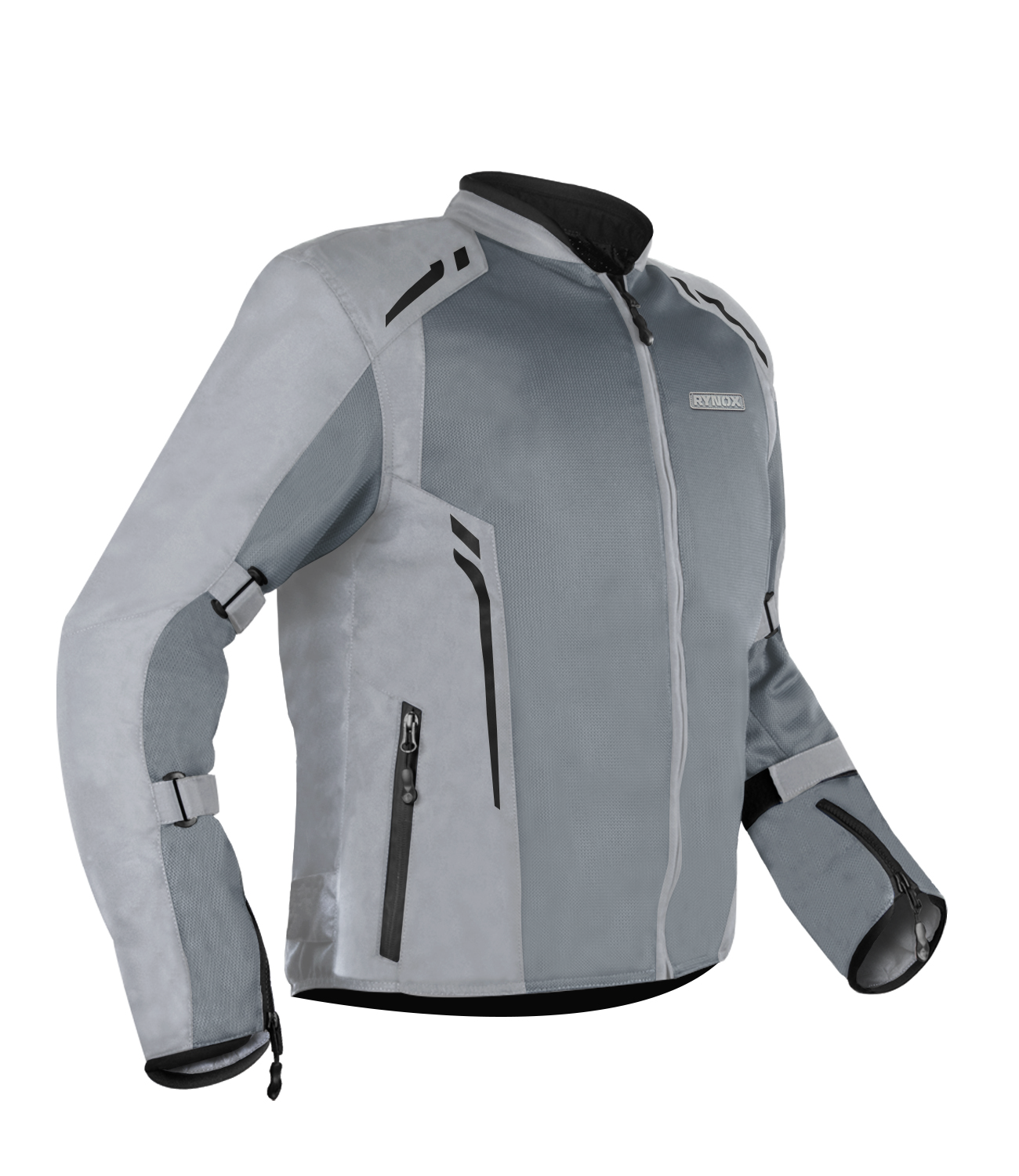 Rynox Cypher GT Riding Jacket Light Grey Moto Central