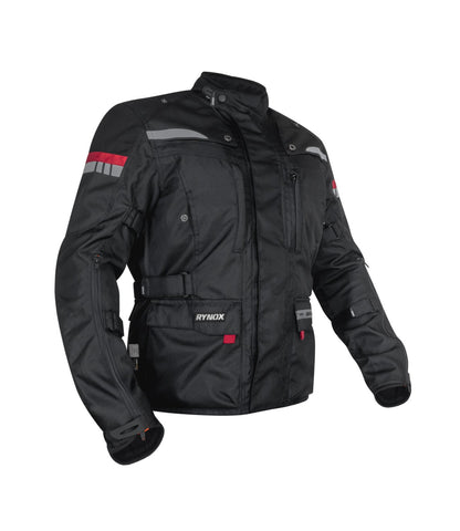 Rynox Stealth Evo 3 Riding Jacket (Level 2) Black, Riding Jackets, Rynox Gears, Moto Central