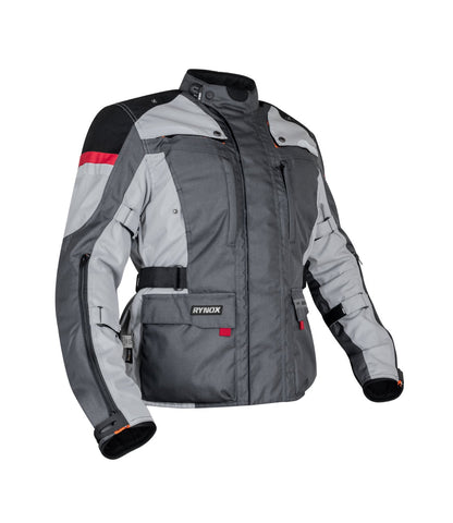 Rynox Stealth Evo v3 Level 2 Grey Riding Jacket, Riding Jackets, Rynox Gears, Moto Central