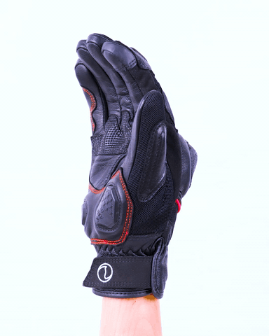 Rynox TORNADO PRO 3 CE Certified Motorcycle Riding Gloves Black