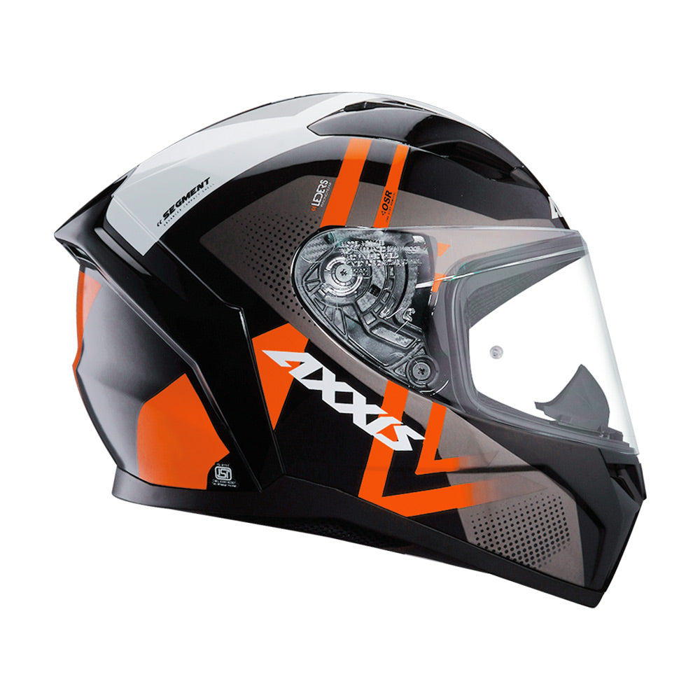 AXXIS Segment Leders Gloss Fluro Orange Helmet