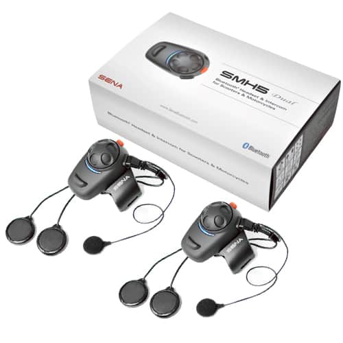 SENA SMH5 DUAL PACK Bluetooth Headset & Intercom with Universal Microphone  Kit– Moto Central