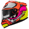 SHAFT Pro 610 Dual Visor Animatto Gloss Neon Orange Helmet