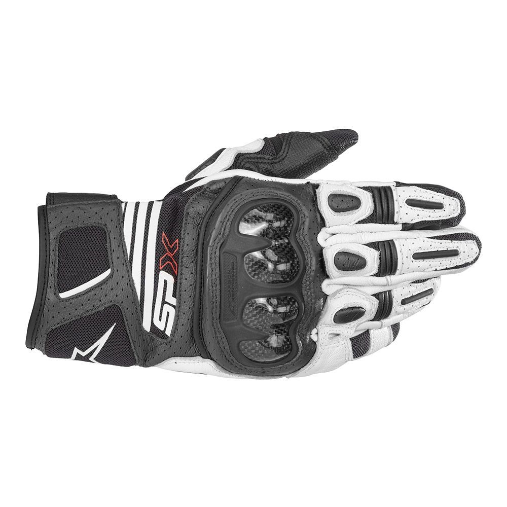 Alpinestars SP X AIR CARBON V2 Black White Gloves