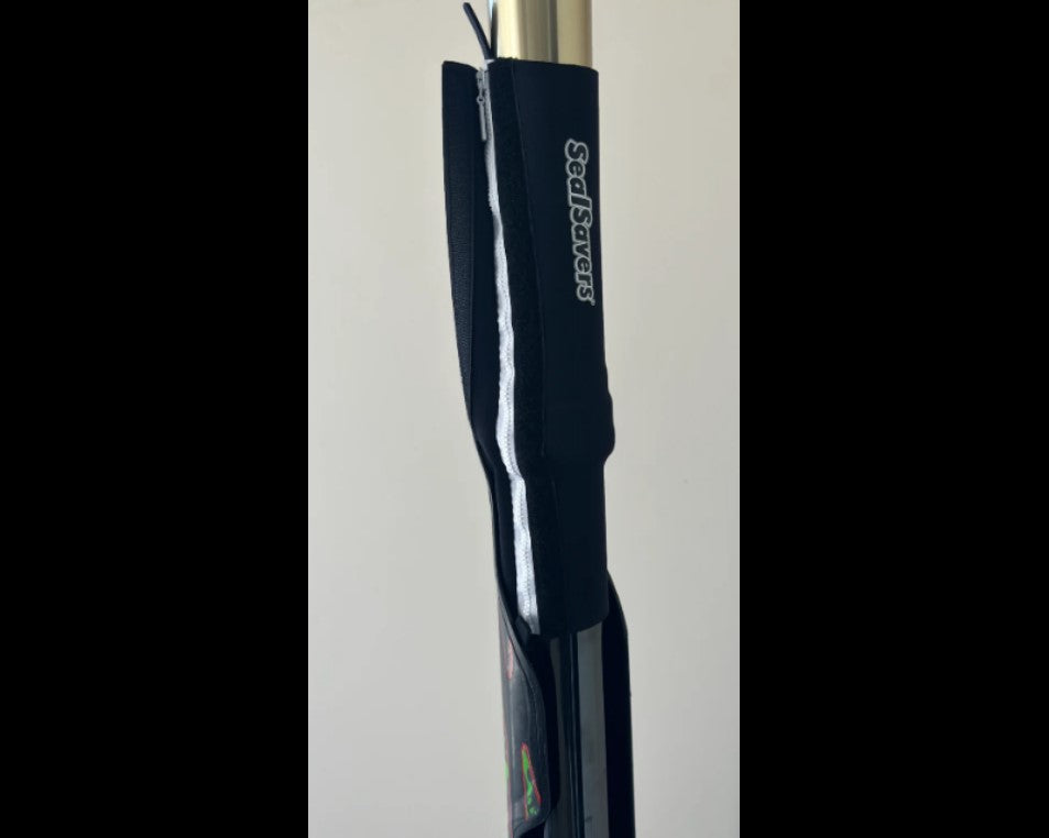 SealSavers Long Zip On Fork Seal Protectors 44 50mm Black (SSZL4450