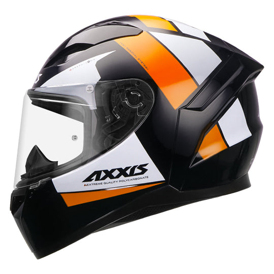 AXXIS Segment Six Gloss Fluro Orange Helmet