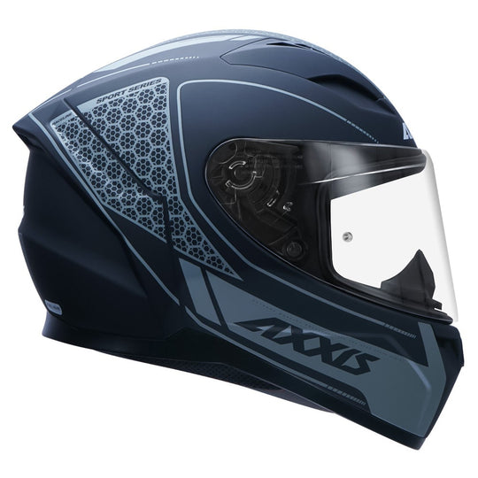 AXXIS Segment Raceline Matt Grey Helmet