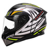 AXXIS Segment Sharp Gloss Fluro Yellow Helmet