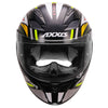 AXXIS Segment Sharp Gloss Fluro Yellow Helmet