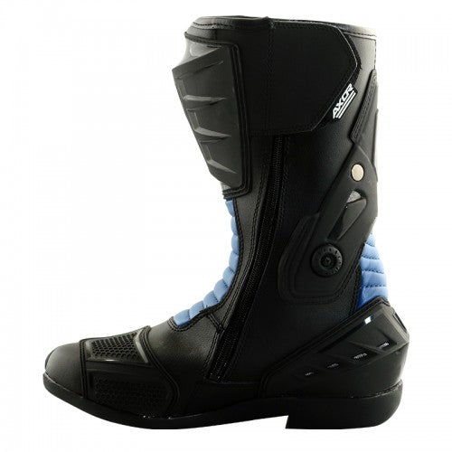 Axor Slipstream Riding Boots (Black Blue) Moto Central