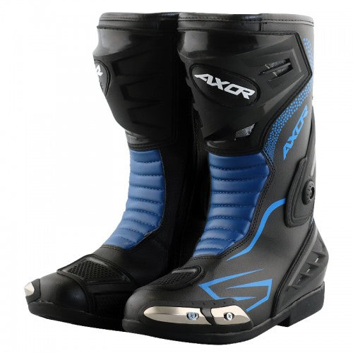 Axor Slipstream Riding Boots (Black Blue)– Moto Central