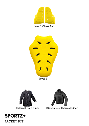SportZ+ Kit for Raida Riding Jacket