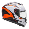 MT Hummer Stark Gloss Fluro Orange Helmet