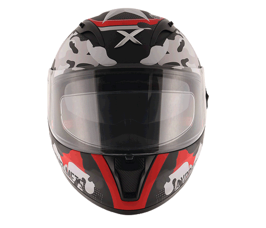 AXOR STREET CAMO Black Red Helmet
