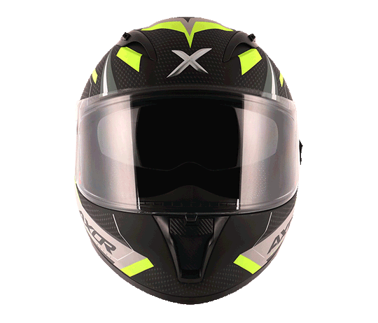 AXOR STREET WACKY Black Neon Yellow Helmet