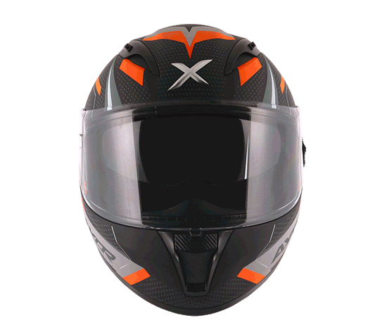AXOR STREET WACKY Black Orange Helmet