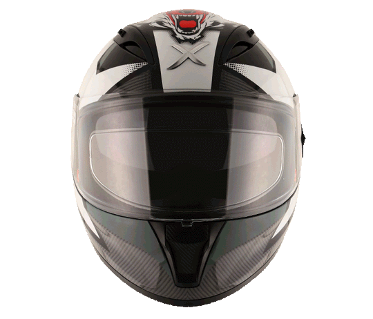 AXOR STREET WOLF Black Red Helmet
