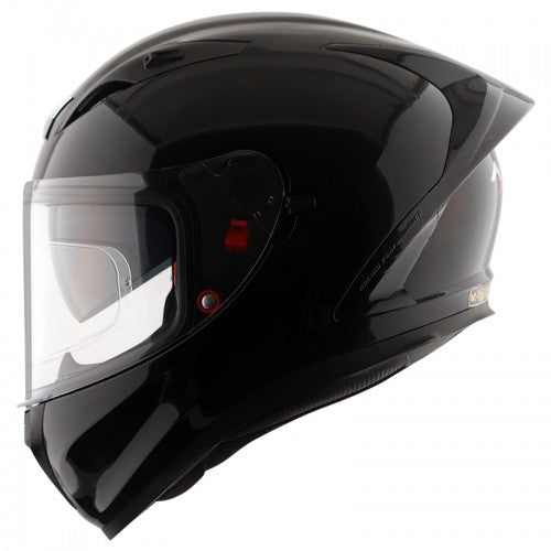 AXOR STREET Solid Gloss Black Helmet– Moto Central