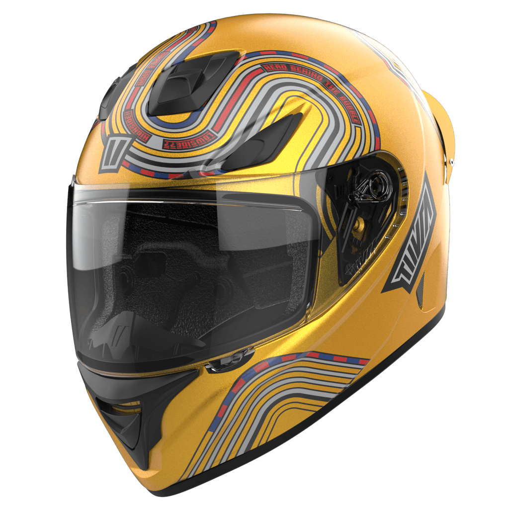 Tiivra T1 Gold Helmet